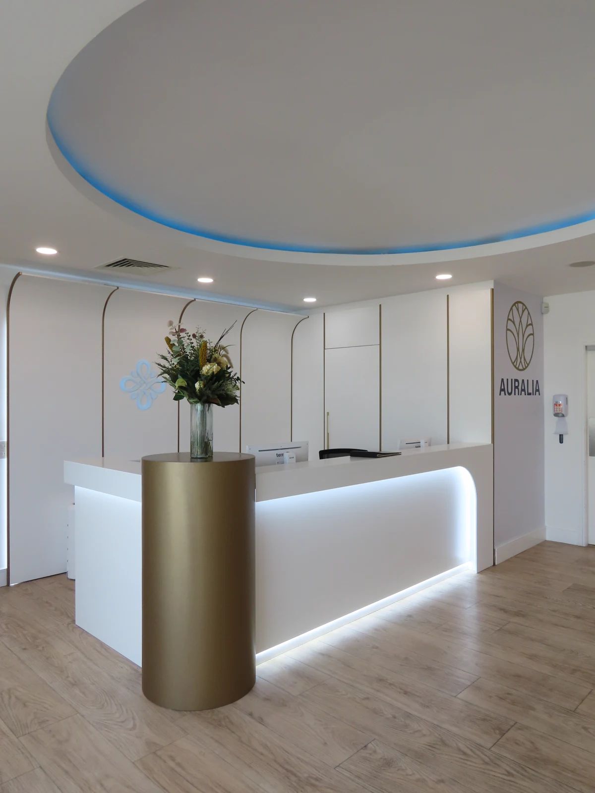Auralia's Dublin hospital reception